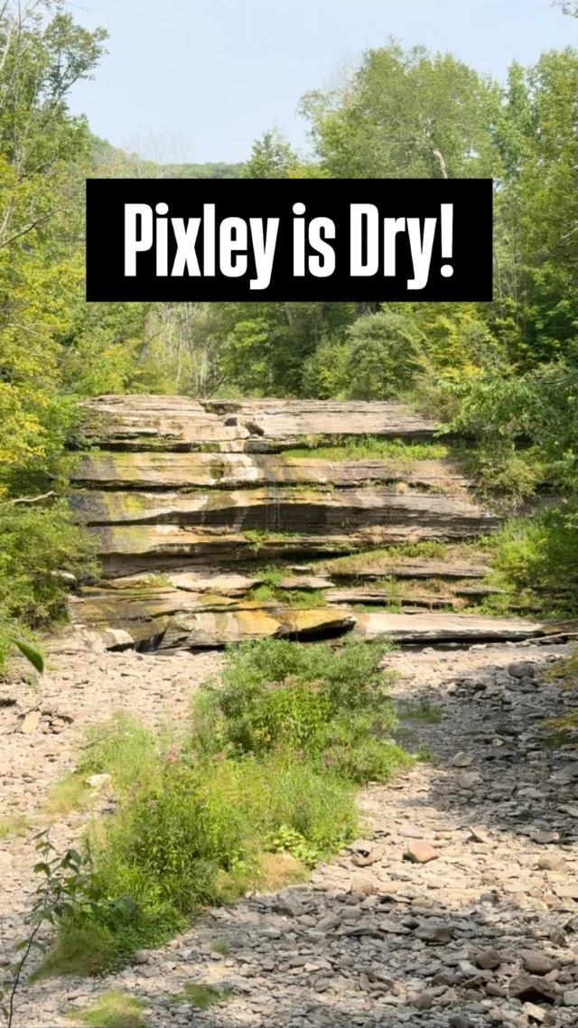We need rain bad.  #pixleyfalls is all dried up.